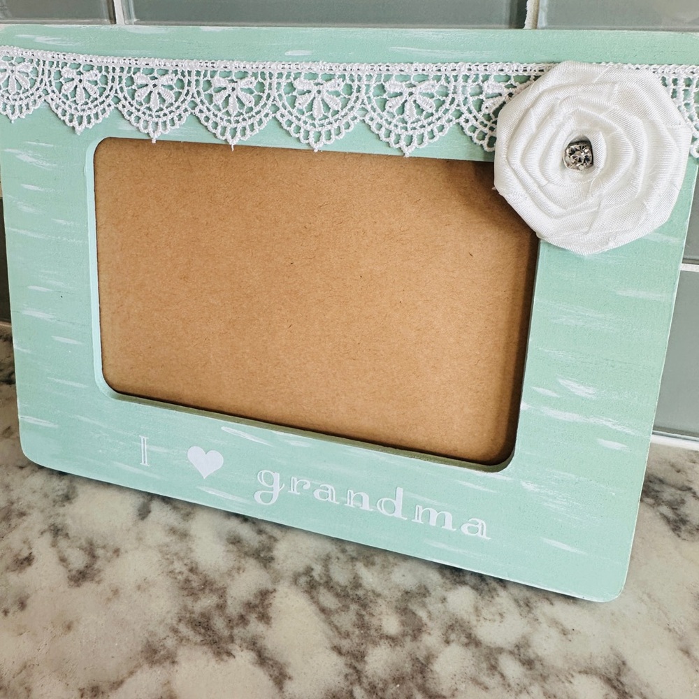 Mint Green I love Grandma Photo Frame